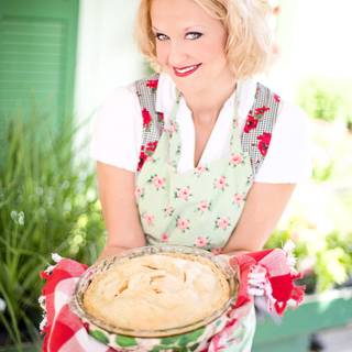 Autumn apple pie wallpaper