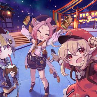 Genshin Impact Halloween wallpaper