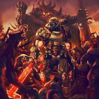 Doom Eternal Titan wallpaper