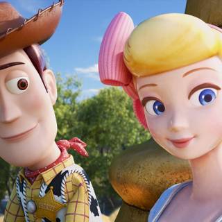 Woody and Bo Peep desktop wallpaper