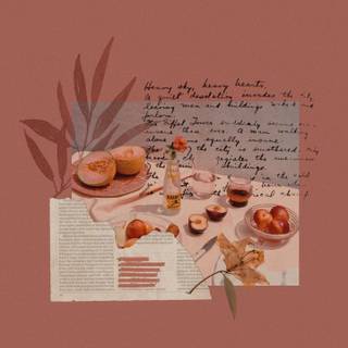 Autumn study aesthetic wallpaper