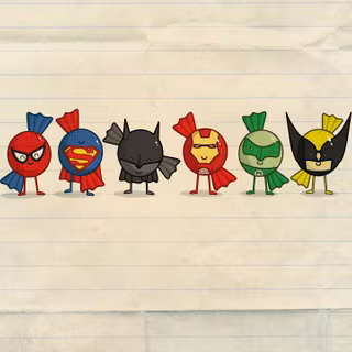 Cute Iron Man wallpaper