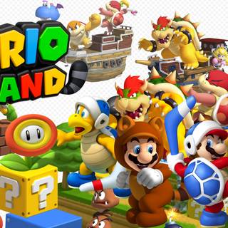 Mario characters wallpaper