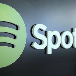 Spotify logo wallpaper