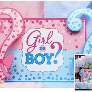 Gender reveal wallpaper