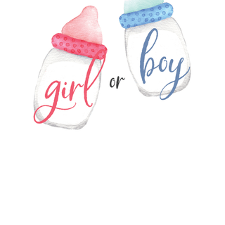 Gender reveal wallpaper