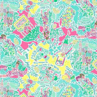 Flowers preppy wallpaper