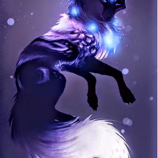 Kawaii wolf wallpaper