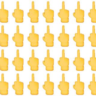 Middle finger Emoji wallpaper