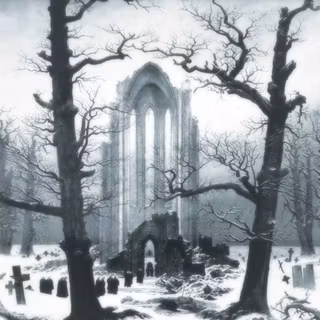 Gothic fantasy winter wallpaper