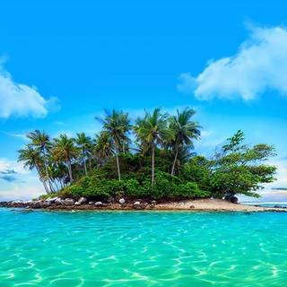 HD beach mobile wallpaper