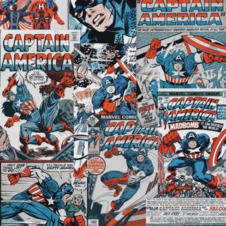 Marvel comics retro wallpaper