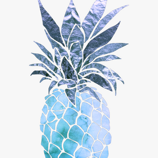 Colorful pineapple fruit wallpaper
