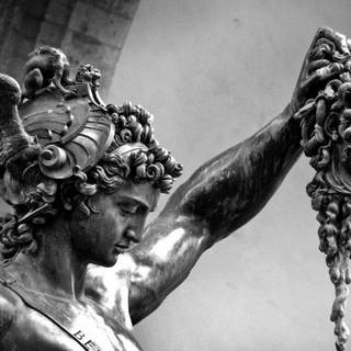 Medusa dark minimal wallpaper