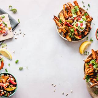 Food delivery wallpaper