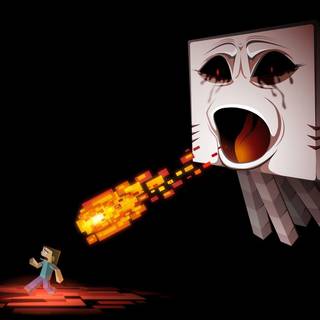 Minecraft Ghast wallpaper
