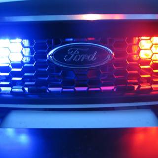 Police lights wallpaper