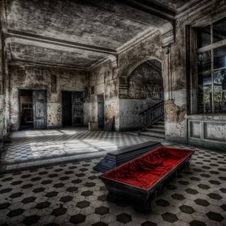 Scary room wallpaper