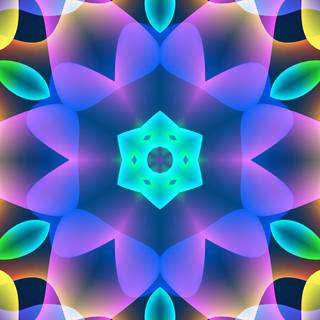 Colorful pattern shapes HD wallpaper