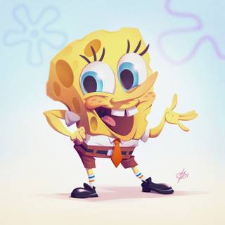 Spongebob fan art wallpaper