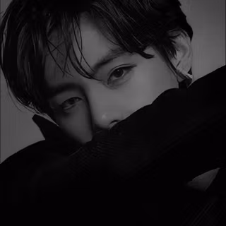 BTS V black wallpaper