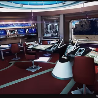 Enterprise bridge wallpaper