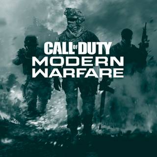 Call of Duty Modern Warfare logo wallpaper