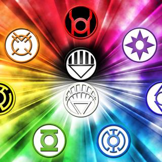 Lantern Corps logo desktop wallpaper