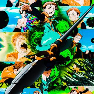 King Harlequin wallpaper