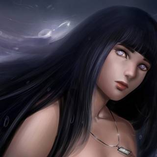 Cute Hinata desktop wallpaper