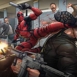 Deadpool Marvel Comics desktop wallpaper