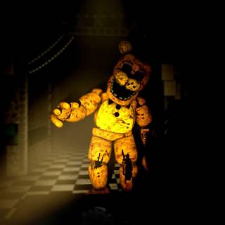 Withered Golden Freddy wallpaper