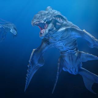 Ocean creatures wallpaper