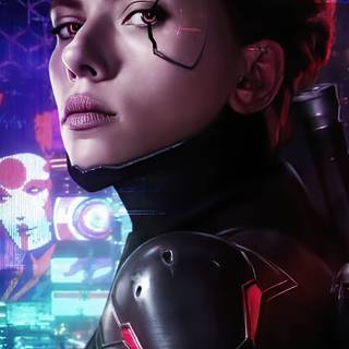 Black Widow cartoon wallpaper