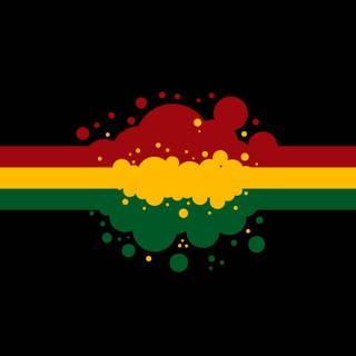 Rastafarian colors wallpaper
