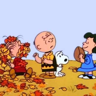 Cartoon fall wallpaper