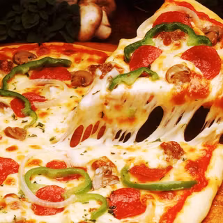 Pepperoni pizza wallpaper