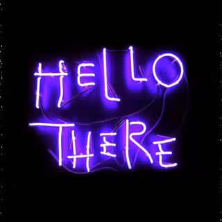 Neon blue and purple wallpaper