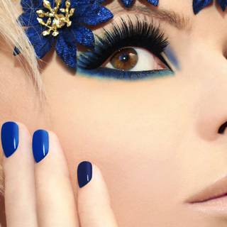 Blue nails wallpaper