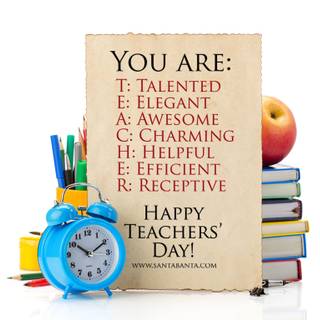 Thank you teacher wallpaper