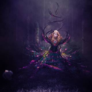 Dark magical fantasy wallpaper