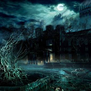 Cosmic horror wallpaper