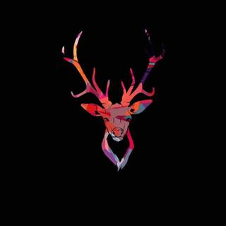 Deer head wallpaper