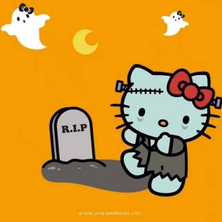 Hello Kittty Halloween wallpaper