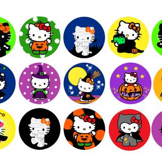 Hello Kittty Halloween wallpaper