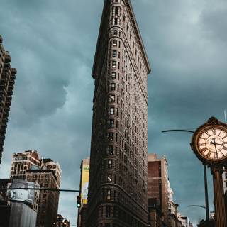 New York buildings wallpaper