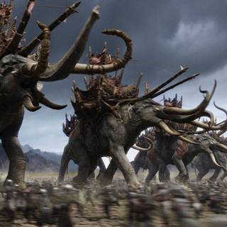 War elephant wallpaper