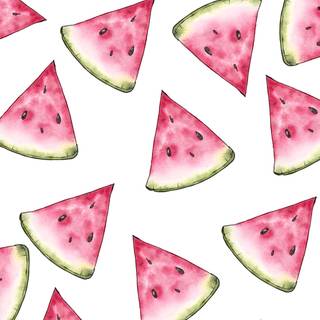 Cute watermelon wallpaper