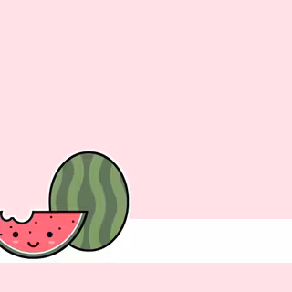 Cute watermelon wallpaper