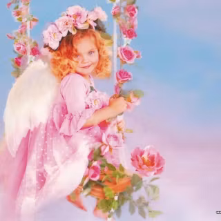 Angels in heaven wallpaper